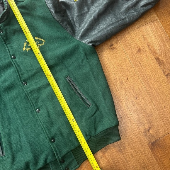 Men’s Vintage 2002 North Winnipeg Nomads wool and leather varsity jacket - Picture 7 of 7